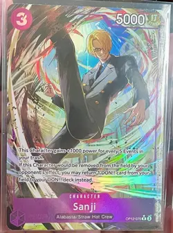 Sanji (070) (Alternate Art) OP12-070 Legacy of the Master Foil - Image 1
