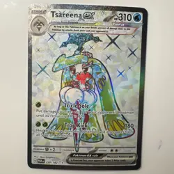 Pokemon TCG Tsareena EX Paradox Rift Tera Full Art Ultra Rare Card 220/182 - Image 2