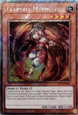 RA04-EN210 TRAPTRIX MYRMELEO PLATINUM SECRET RARE 1ST EDITION YuGiOh CARD - Image 1