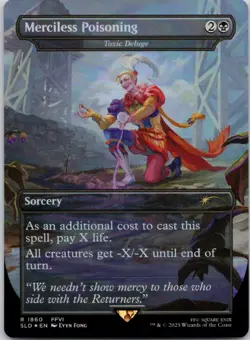 Merciless Poisoning - Toxic Deluge 1860 SLD Near Mint FOIL MTG - Image 1
