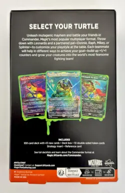 IN HAND Magic the Gathering - Teenage Mutant Ninja Turtles Single Commander Deck - Image 2