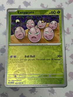 Exeggcute Reverse Holo 102/165 Scarlet & Violet 151 Pokemon Card NM - Image 1