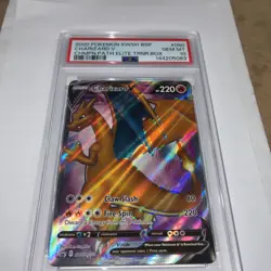 CHARIZARD V HOLO POKEMON SWSH CHAMPIONS PATH ETB PROMO PSA 10 GEM MT - Image 1