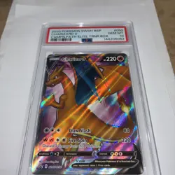 CHARIZARD V HOLO POKEMON SWSH CHAMPIONS PATH ETB PROMO PSA 10 GEM MT - Image 3