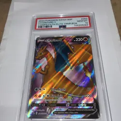 CHARIZARD V HOLO POKEMON SWSH CHAMPIONS PATH ETB PROMO PSA 10 GEM MT - Image 4