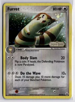 Pokemon Legend Maker Furret 33/92 Uncommon - Image 1