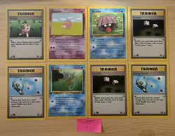 Pokemon Original 1st Edition Fossil Cards x8 Bundle / Lot 1999 - Image 1