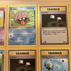Pokemon Original 1st Edition Fossil Cards x8 Bundle / Lot 1999 - Image 3