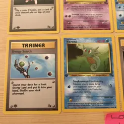 Pokemon Original 1st Edition Fossil Cards x8 Bundle / Lot 1999 - Image 5