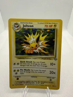 Pokemon TCG Jolteon Jungle 4/64 Holo Unlimited Holo Rare - Image 1