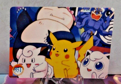 POKEMON POCKET MONSTERS VENDING PRISM STICKER 343 MEW PIKACHU - Image 2