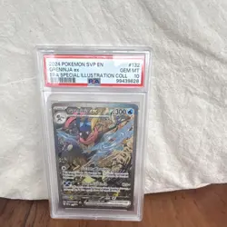 Pokemon TCG Greninja ex Promo Full Art Holo SV: Scarlet & Violet 132 PSA 10 2024 - Image 1