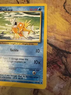 Pokemon Magikarp Base Set 35/102 1999 WOTC LP Vintage - Image 3