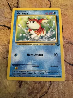 Pokemon Goldeen Base Set 53/102 1999 WOTC LP Vintage - Image 1