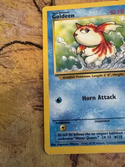 Pokemon Goldeen Base Set 53/102 1999 WOTC LP Vintage - Image 4