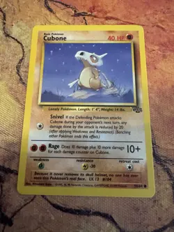 Pokemon Cubone Jungle 50/64 LP Vintage WOTC 1999 - Image 1