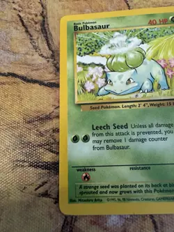 Pokemon Bulbasaur Base Set 44/102 LP Vintage WOTC 1999 - Image 4