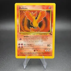 Pokemon Moltres 27/62 Fossil Regular - NM - Image 1