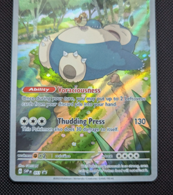 Pokemon Snorlax 051 from ETB 151 S&V/Sw&Sh Condition Promo Black Star See Pics - Image 5