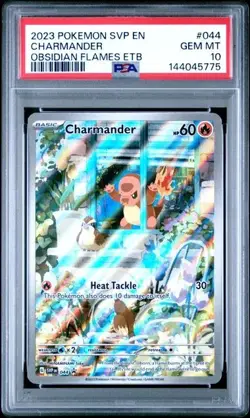 PSA 10 Charmander 44 SVP Promo Pokemon Obsidian Flames ETB GEM MINT 2023 - Image 1