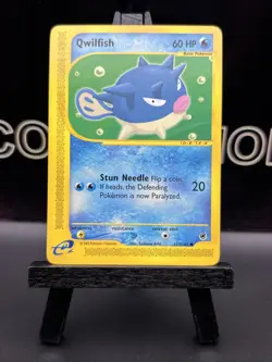 Qwilfish 127/165 Expedition Regular Pokemon TCG Common 2002 NM - Image 2