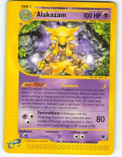 Alakazam - 33/165 Expedition Base Set - Pokemon TCG - 2002 - Image 1