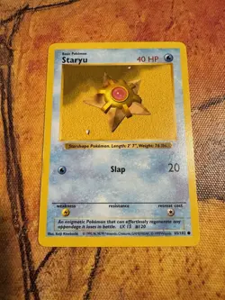 Shadowless Staryu Base Set 65/102 | First Print | Vintage Pokemon - Image 1