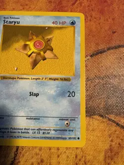 Shadowless Staryu Base Set 65/102 | First Print | Vintage Pokemon - Image 2