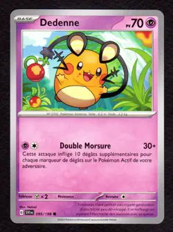 Carte POKEMON Ecarlate et Violet SVI - EV1 FR #095/198 Dedenne - Image 1