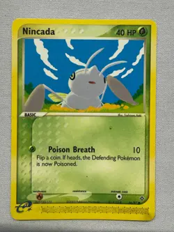 Nincada 66/97 Common Dragon Pokemon Heavily Played - Image 1
