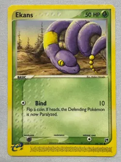 Ekans 64/100 Common Sandstorm Pokemon Heavily Played - Image 1