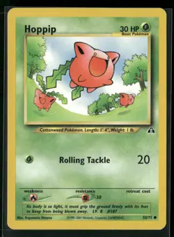 Hoppip 55/75 Common Neo Discovery Pokemon Lightly Played - Image 1