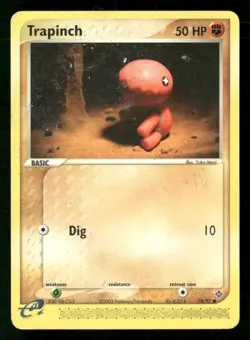 Trapinch 78/97 Common Dragon Pokemon Moderately Played - Image 1