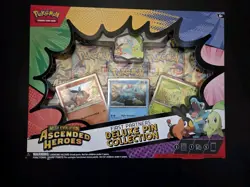 Pokemon Ascended Heroes First Partners Deluxe Pin Collection Sealed In Hand - Image 1