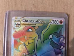 Pokemon Charizard VSTAR Brilliant Stars 174/172 Secret Rainbow Holo TCG NM - Image 3