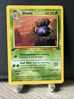 1999 1st Edition Gloom 37/64 Non Holo Pokemon Jungle - Clean - Image 1