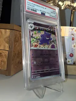 JP Gengar (Master Ball Reverse Holo) PSA GEM MT 10 2023 Pokemon Sv2a - Image 3