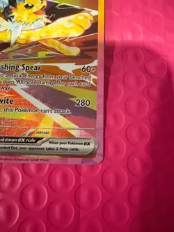 Pokemon TCG Jolteon ex 153/131 Sv: Prismatic Evolutions Illustration Rare - Image 5