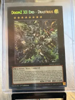 x1 DoomZ XII End - Drastrius - DOOD-EN045 - Secret Rare - 1st Edition Yu-Gi-Oh! - Image 1