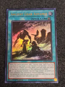 x1 Ancient Gear Advance - MP25-EN194 - Ultra Rare - 1st Edition Yu-Gi-Oh! M/NM - Image 1