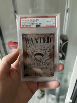 One Piece CCG Monkey.D.Luffy SP OP05-119 WANTED PSA 10 GEM MINT - Image 1