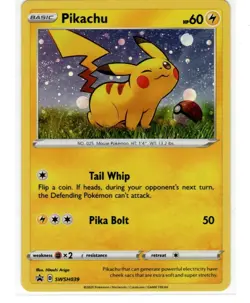 Pikachu - Promo SWSH: Sword & Shield Promo Cards SWSH039 NM... - Image 1