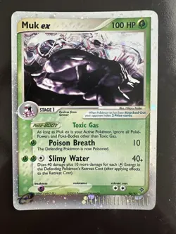 Pokemon Muk ex 100 HP Ultra Rare Holo Card EX Dragon 96/97 English - Image 1