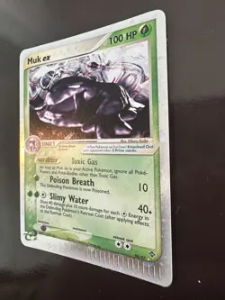 Pokemon Muk ex 100 HP Ultra Rare Holo Card EX Dragon 96/97 English - Image 2