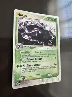 Pokemon Muk ex 100 HP Ultra Rare Holo Card EX Dragon 96/97 English - Image 3