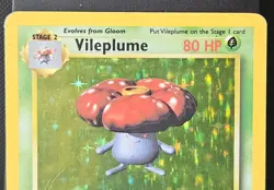 Pokemon Vileplume Holo Rare Card Base Set 15/64 Vintage 1999 - Image 2