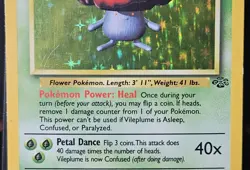 Pokemon Vileplume Holo Rare Card Base Set 15/64 Vintage 1999 - Image 3