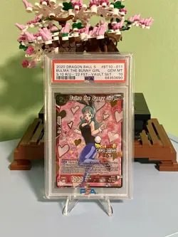 Dragon Ball Super Card Game Bulma The Bunny Girl 2021 Vault Fest Stamp PSA 10 - Image 2