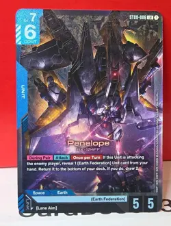🔥 Penelope - Gundam Card Game . Flash of Radiance ST08-006 LR - FREE SHIPPING - Image 1