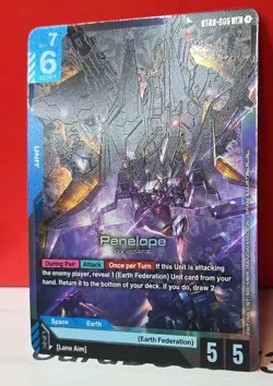 🔥 Penelope - Gundam Card Game . Flash of Radiance ST08-006 LR - FREE SHIPPING - Image 2